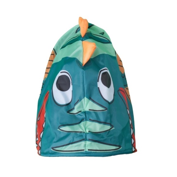 Dinosaur Cat Cave Collapsible Hideaway 18.5"L x 11.5"W x 10"H - Picture 2 of 11